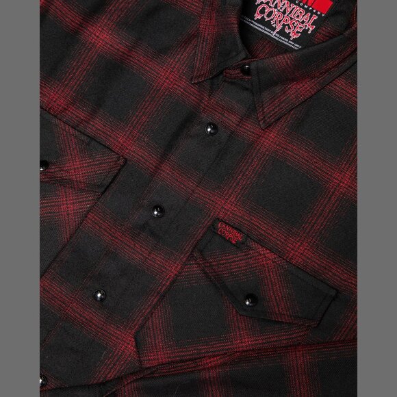 DIXXON FLANNEL x CANNIBAL CORPSE Flannel Shirt - Men's 2XL - Collab - Picture 9 of 12